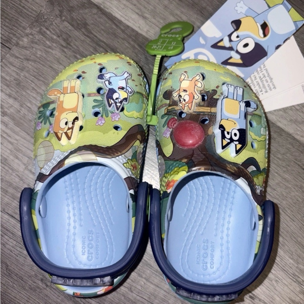 CROCS Kids Cartoon Forest Slippers